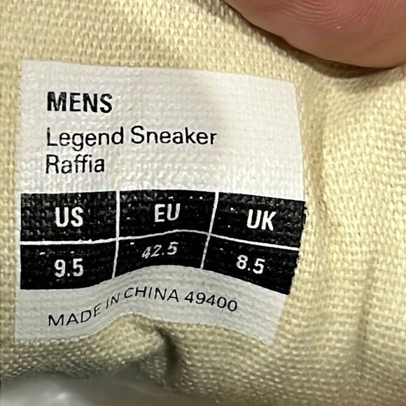 🔥🔥 SEAVEES Legend Raffia Sneakers - EXCELLENT Condition- Men Sz 9.5 - Picture 15 of 15